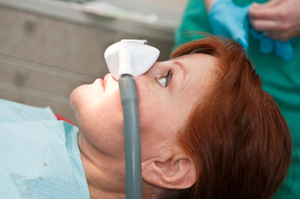 Woman under conscious sedation at dentist office in Owasso, OK at Jillian Prather Family Dentistry.