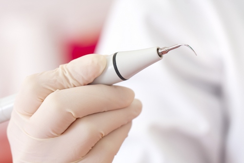 Ultrasonic scalers used by dentist in Owasso, OK.