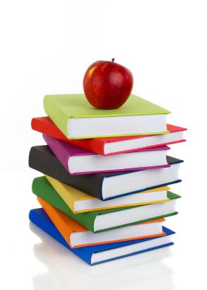 A stack of books